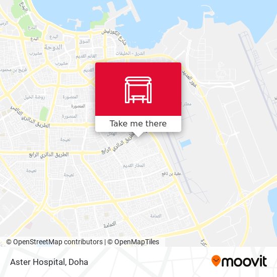 Aster Hospital map