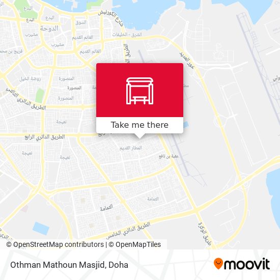 Othman Mathoun Masjid map