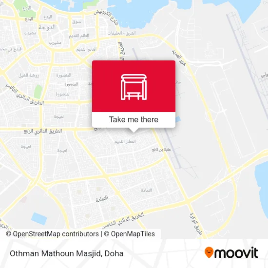Othman Mathoun Masjid map
