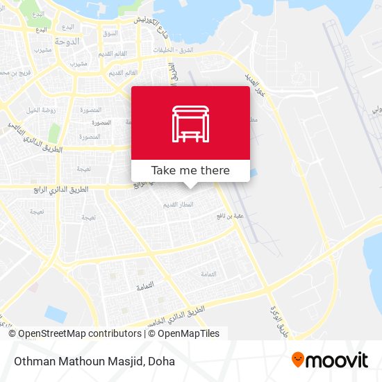 Othman Mathoun Masjid map