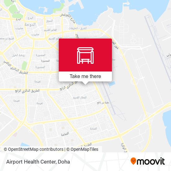 Airport Health Center map