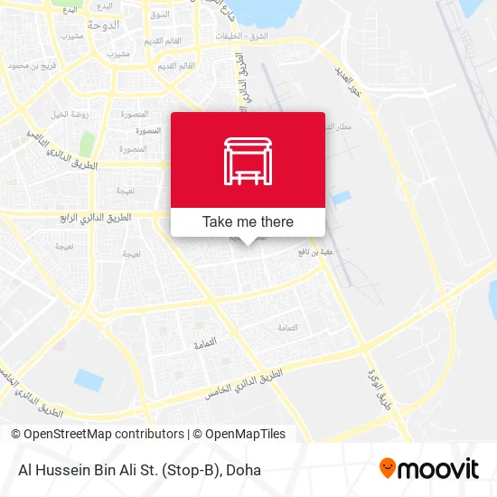 Al Hussein Bin Ali St. (Stop-B) map