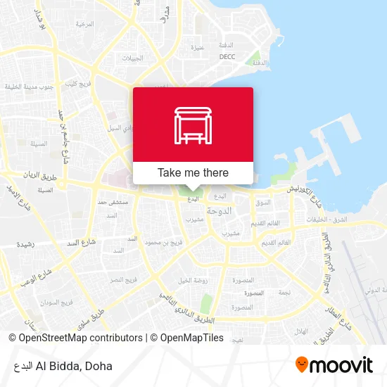 البدع Al Bidda map