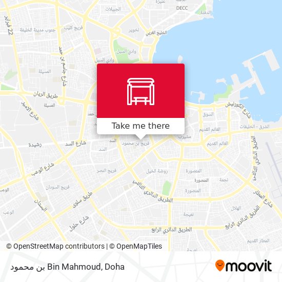 بن محمود Bin Mahmoud map