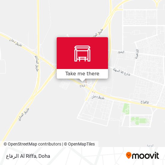 الرفاع Al Riffa map