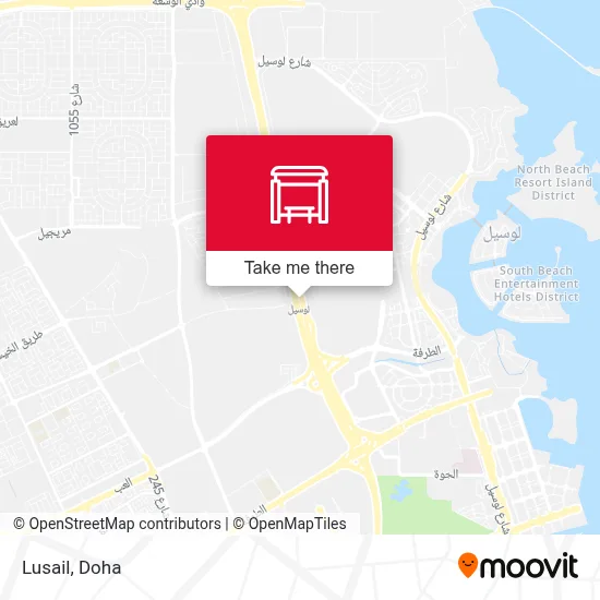 الوكرة Lusail map