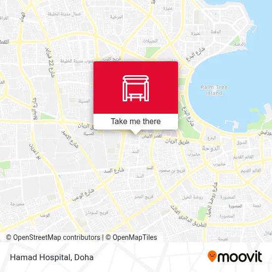 Hamad Hospital map