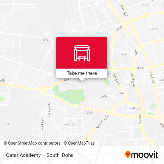 Qatar Academy – South map