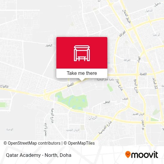 Qatar Academy - North map
