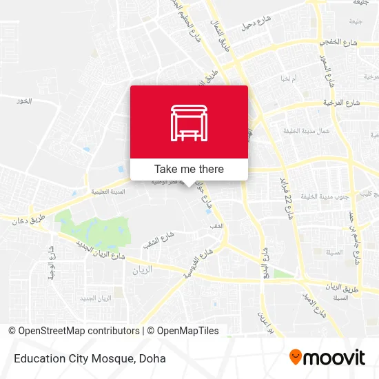 Education City Mosque map