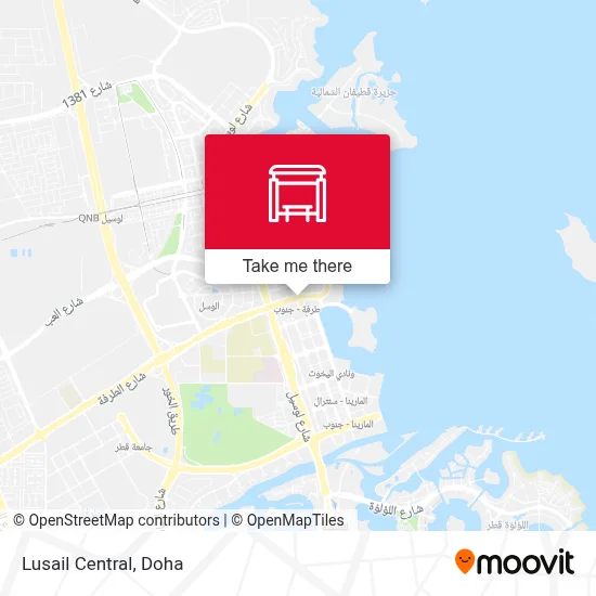 Lusail Central map