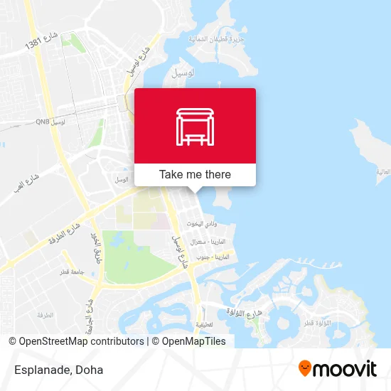 Esplanade map