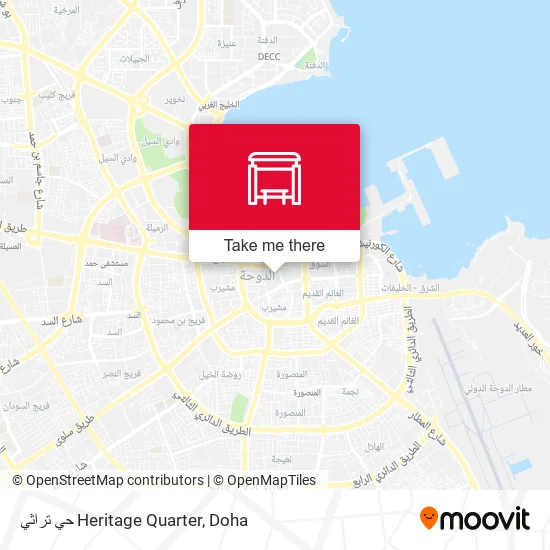 حي تراثي Heritage Quarter map