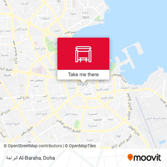 البراحة Al-Baraha map
