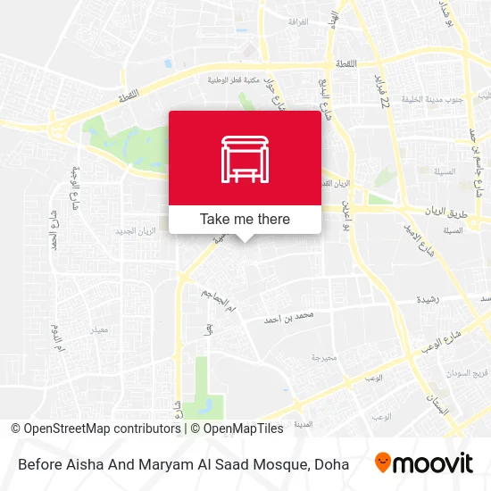 Before Aisha And Maryam Al Saad Mosque map
