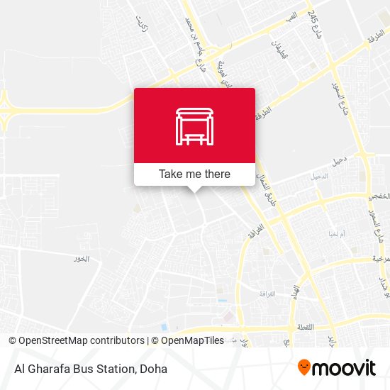 Al Gharafa Bus Station map
