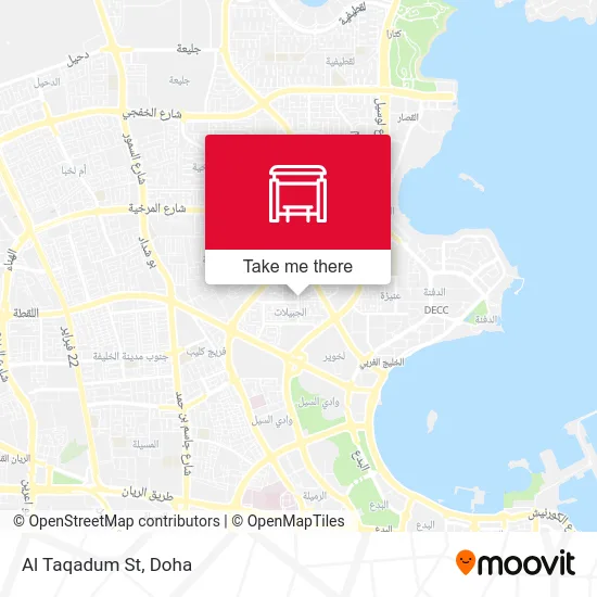 Al Taqadum Street map