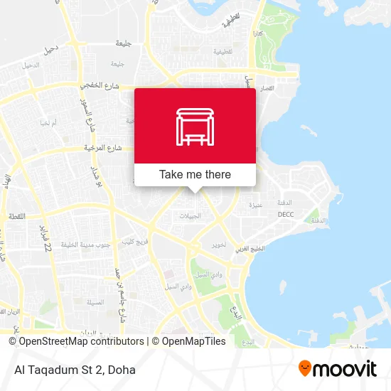 Al Taqadum Street 2 map