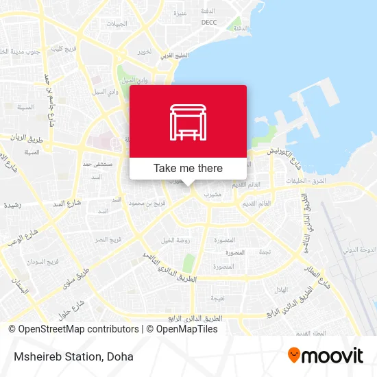 Msheireb Station map
