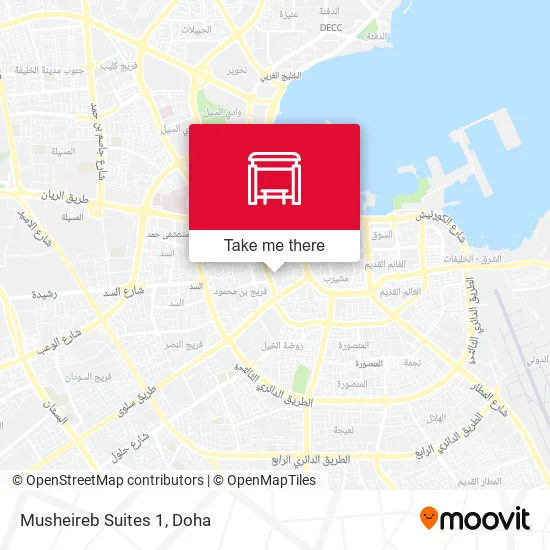 Musheireb Suites 1 map