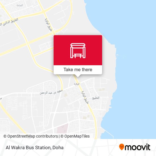 Al Wakra Bus Station map