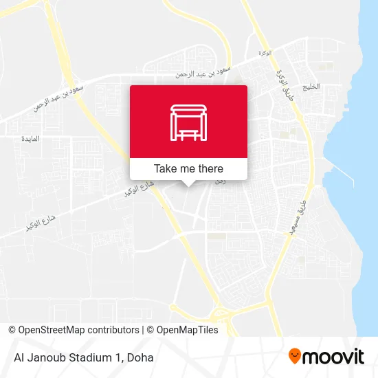 Al Janoub Stadium 1 map
