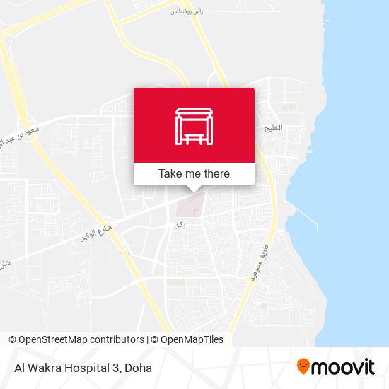 Al Wakra Hospital 3 map