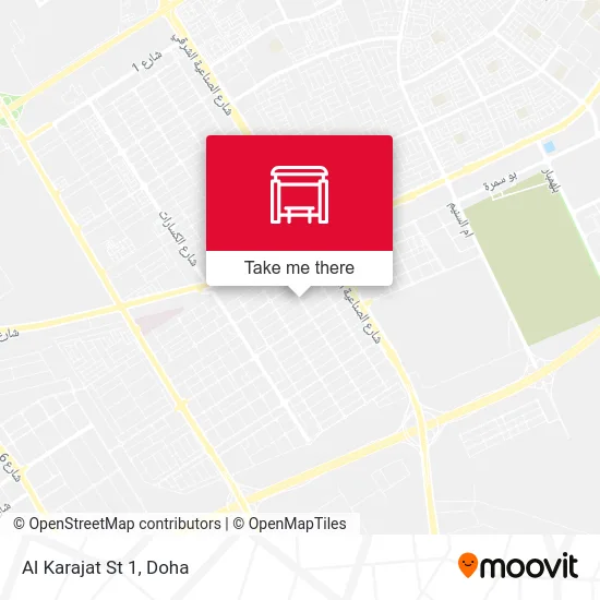 Al Karajat Street 1 map