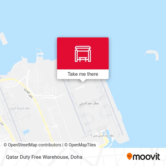 Qatar Duty Free Warehouse map