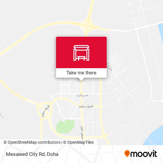 Mesaieed City Rd map