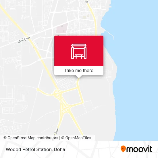 Woqod Petrol Station map