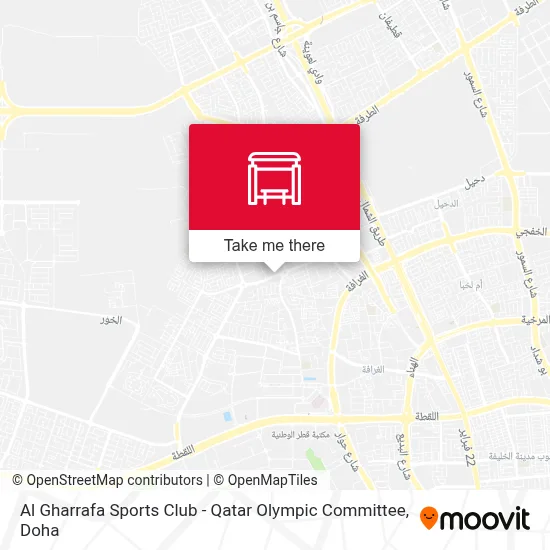 Al Gharrafa Sports Club - Qatar Olympic Committee map