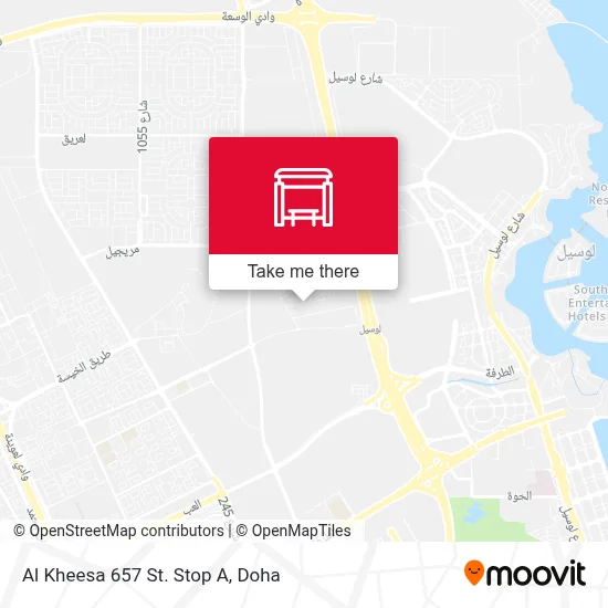 Al Kheesa 657 St. Stop A map