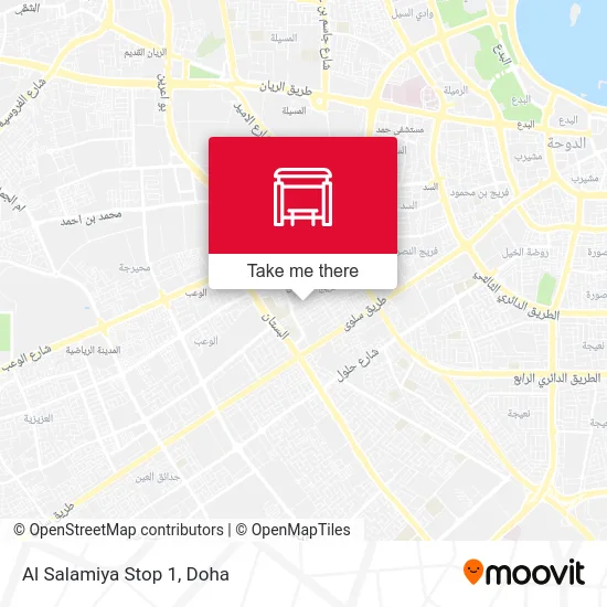 Al Salamiya Stop 1 map
