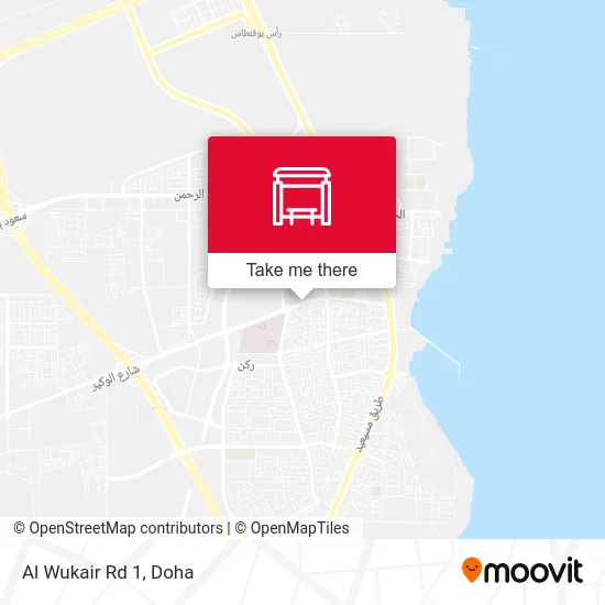 Al Wukair Rd 1 map