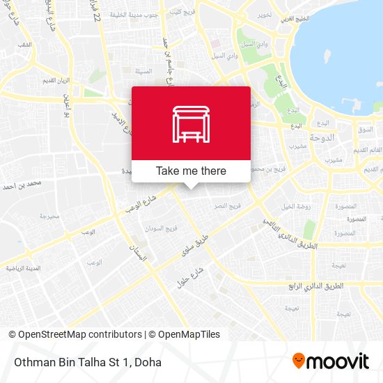 Othman Bin Talha St 1 map