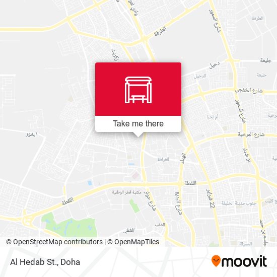 Al Hedab St. map