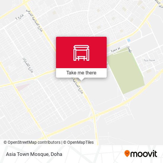 Asia Town Mosque map