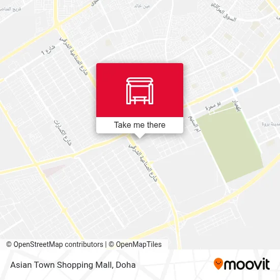 Asian Town Shopping Mall map