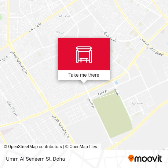 Umm Al Seneem Street map