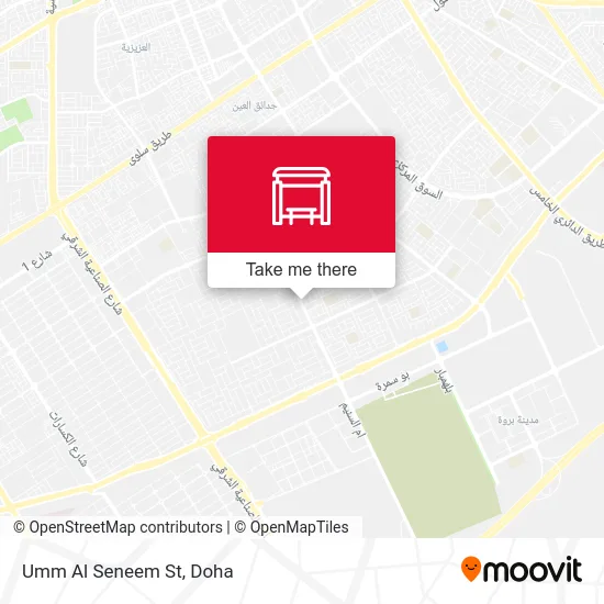 Umm Al Seneem Street map