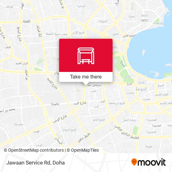 Jawaan Service Rd map