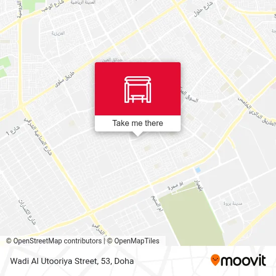 Wadi Al Utooriya Street, 53 map