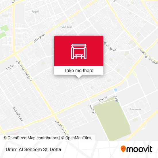 Umm Al Seneem Street map