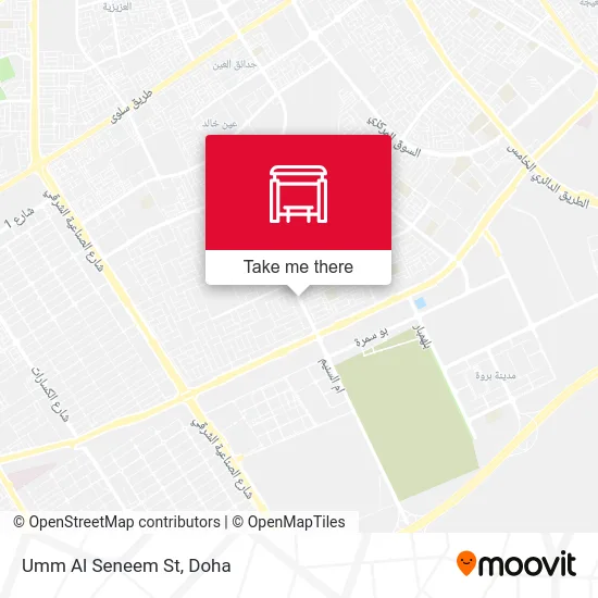Umm Al Seneem Street map