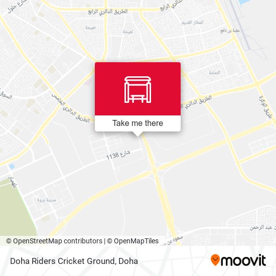 Doha Riders Cricket Ground map