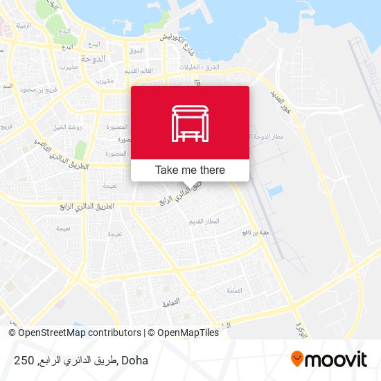 طريق الدائري الرابع, 250 map