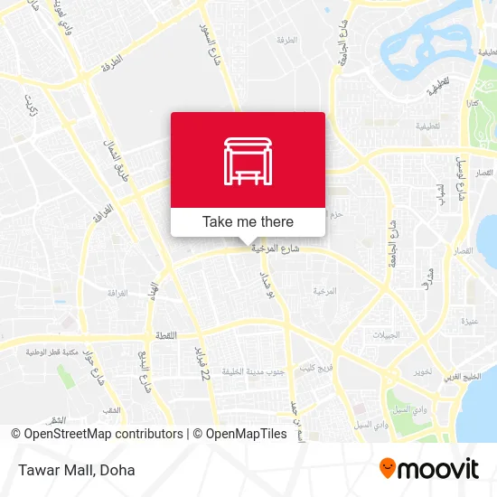 Tawar Mall map