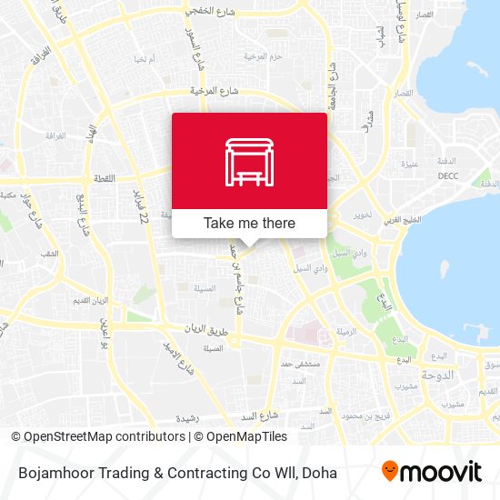 Bojamhoor Trading & Contracting Co Wll map