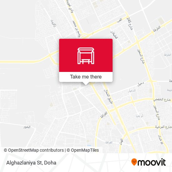Alghazlaniya St map